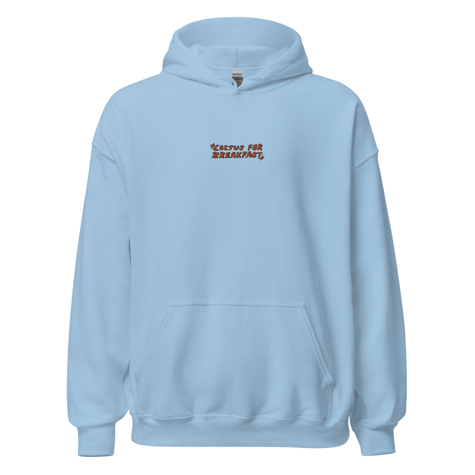Light blue Cactus For Breakfast hoodie