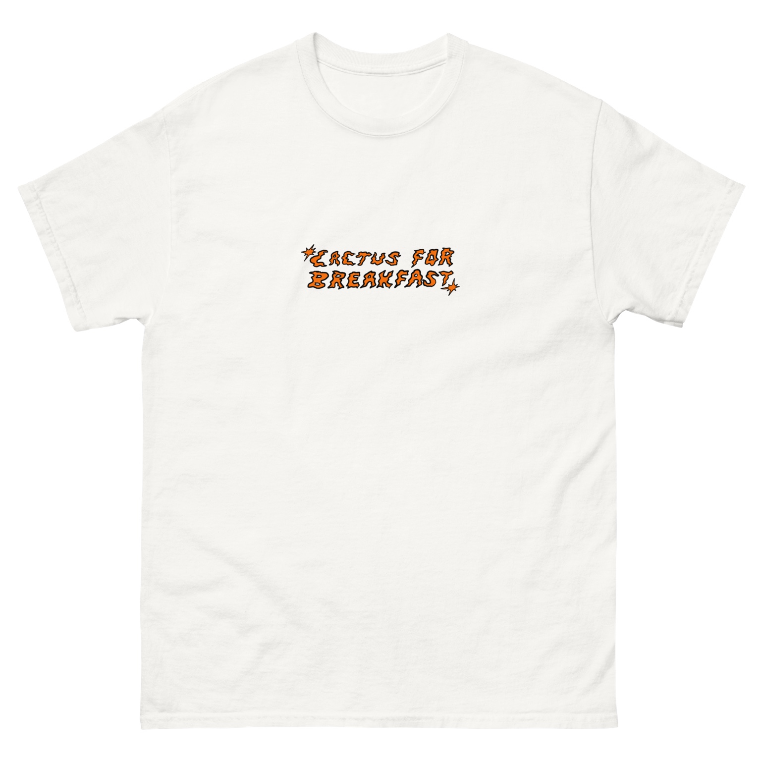 White Cactus For Breakfast T-shirt