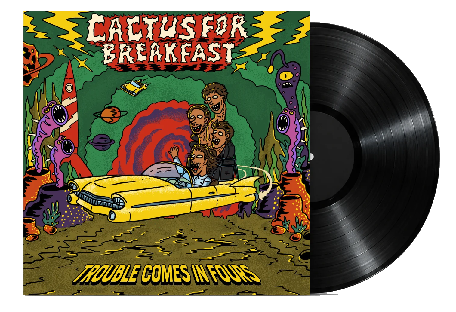 Trouble Comes In Fours vinyl record